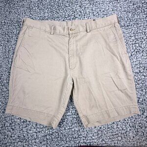 Polo Ralph Lauren Mens Khaki Classic Fit Chino Shorts Size 40 9 Inch Inseam